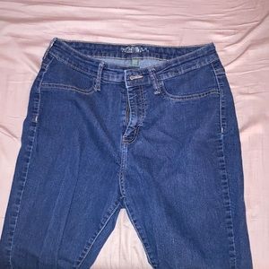 High Rise Blue Jeans